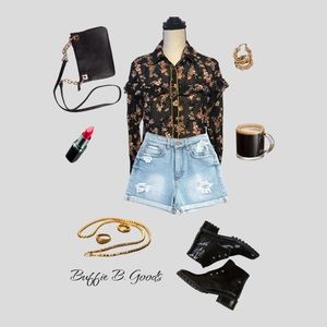 Tempted Los Angeles button up. Size-Small